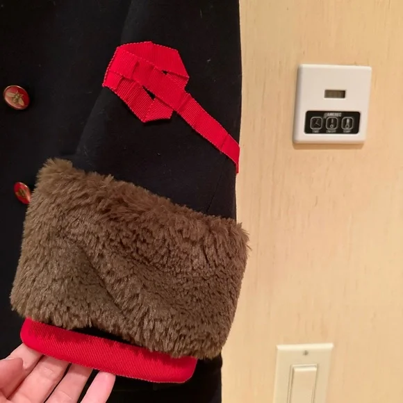 GUCCI GIRLS pea coat wool - Picture 5 of 6